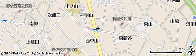 愛知県豊橋市野依町東新谷79周辺の地図
