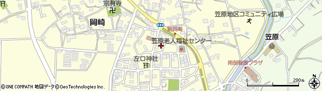 静岡県袋井市岡崎2575周辺の地図