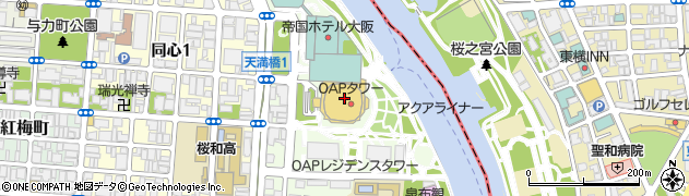 やぶそば大阪 OAP店周辺の地図
