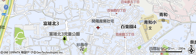 鴻池運輸株式会社　富雄鴻和寮周辺の地図