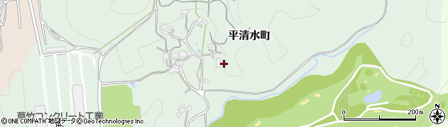 奈良県奈良市平清水町周辺の地図