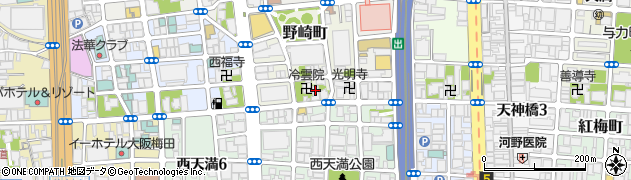 ＰＯＬＡ・西天満弥栄店周辺の地図