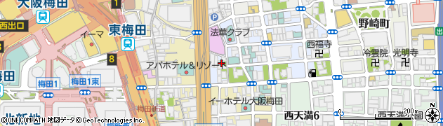 大阪府大阪市北区兎我野町15-21周辺の地図