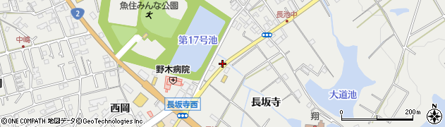 兵庫県明石市魚住町長坂寺786周辺の地図