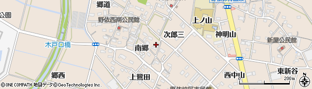 愛知県豊橋市野依町南郷8周辺の地図