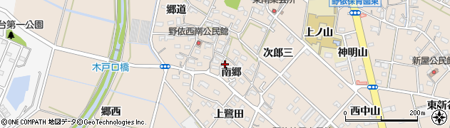 愛知県豊橋市野依町南郷20周辺の地図