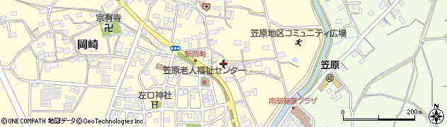 静岡県袋井市岡崎2191周辺の地図