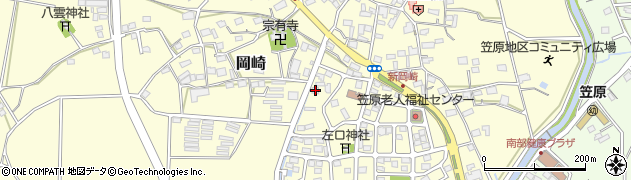 静岡県袋井市岡崎2473周辺の地図