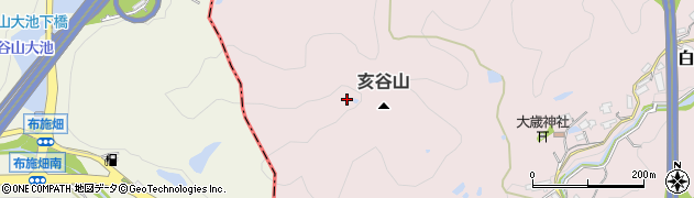 兵庫県神戸市須磨区白川亥ノ谷周辺の地図