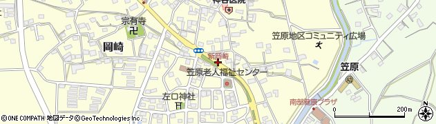 新岡崎周辺の地図