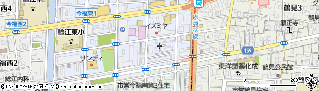 今福中住宅周辺の地図