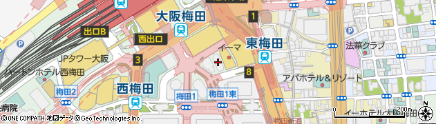 東京建物梅田ビル周辺の地図