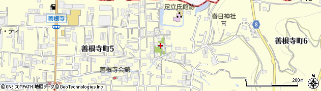 菩提寺周辺の地図