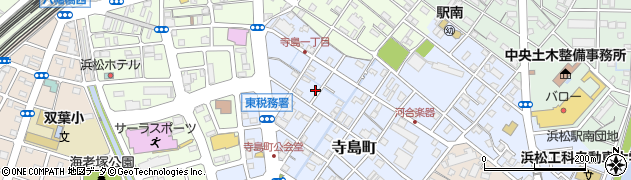 静岡県浜松市中央区寺島町周辺の地図
