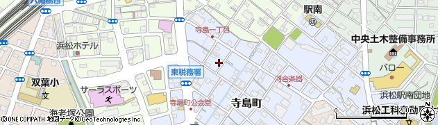 静岡県浜松市中央区寺島町周辺の地図