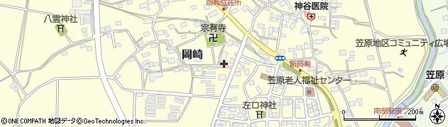 静岡県袋井市岡崎2440周辺の地図