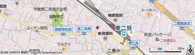 荻野美容院周辺の地図
