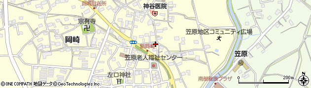 静岡県袋井市岡崎2184周辺の地図