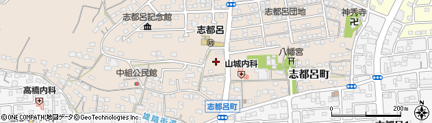 静岡県浜松市中央区志都呂町周辺の地図