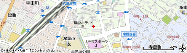 静岡県浜松市中央区砂山町周辺の地図