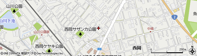 兵庫県明石市魚住町清水146周辺の地図