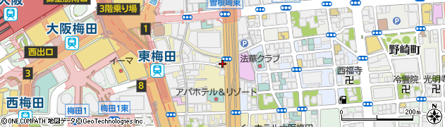 大阪麺哲周辺の地図