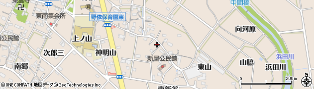 愛知県豊橋市野依町東新谷12周辺の地図