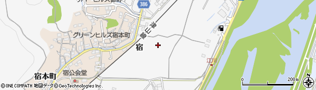 岡山県岡山市北区宿周辺の地図