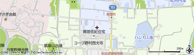 奈良県奈良市佐紀新町周辺の地図