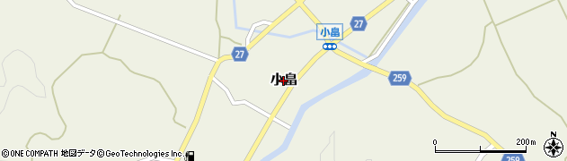 広島県神石高原町（神石郡）小畠周辺の地図