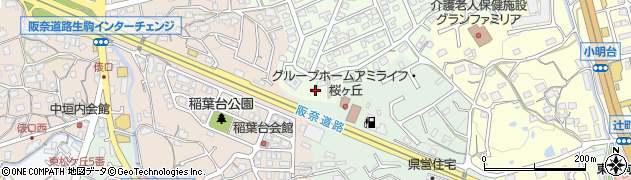 奈良県生駒市生駒台南222周辺の地図