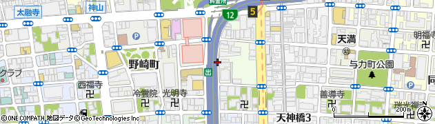 大阪府大阪市北区末広町周辺の地図
