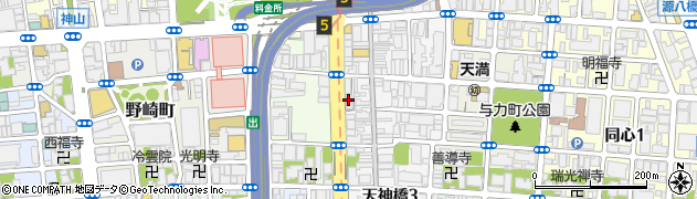 ホットヨガスタジオ ラバ 扇町店(LAVA)周辺の地図