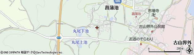 三重県伊賀市菖蒲池107周辺の地図