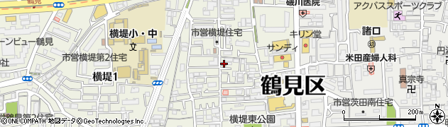 鶴見横堤郵便局 ＡＴＭ周辺の地図