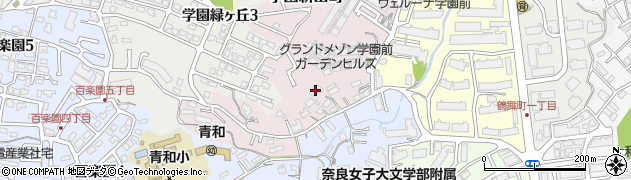 奈良県奈良市学園新田町3032周辺の地図