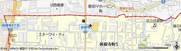 株式会社阪奈ガーデン周辺の地図
