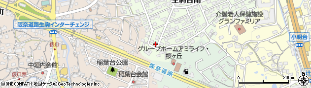 奈良県生駒市生駒台南213周辺の地図