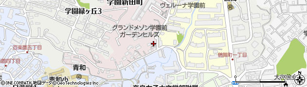 奈良県奈良市学園新田町4869周辺の地図