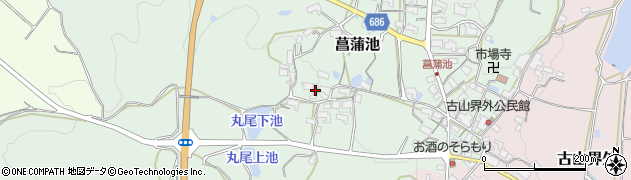 三重県伊賀市菖蒲池1229周辺の地図