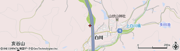 兵庫県神戸市須磨区白川（堂ノ西）周辺の地図