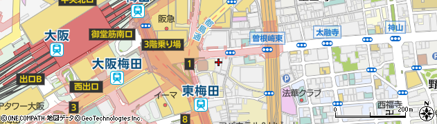 立花証券株式会社　大阪支店周辺の地図