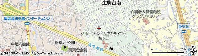 奈良県生駒市生駒台南249周辺の地図