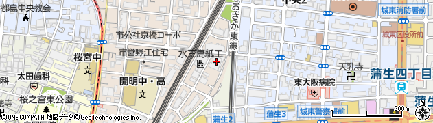パレスハイツ京橋管理組合周辺の地図