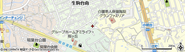 奈良県生駒市生駒台南231周辺の地図