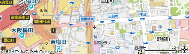 セブンイレブン梅田太融寺町店周辺の地図