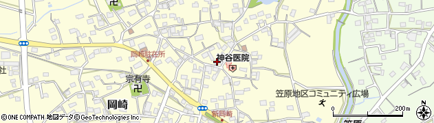 静岡県袋井市岡崎3941周辺の地図