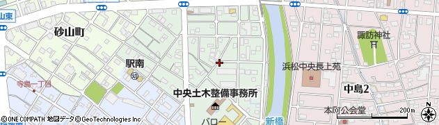 静岡県浜松市中央区北寺島町周辺の地図