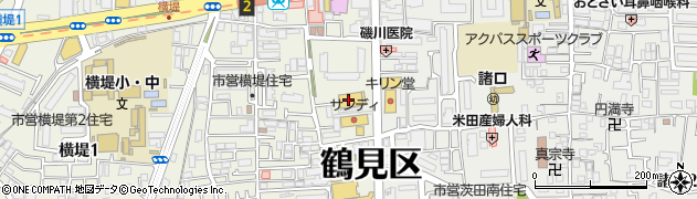 業務スーパー　ガリバー鶴見緑地店周辺の地図