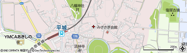 奈良県奈良市山陵町294周辺の地図